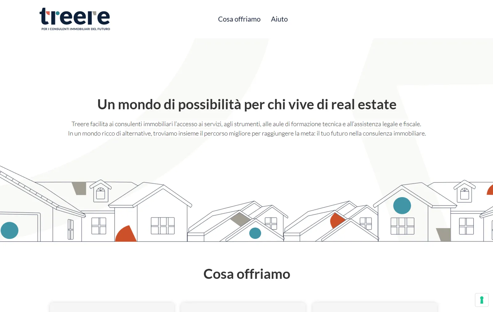 Home dello shop TreeRe per i consulenti immobiliari